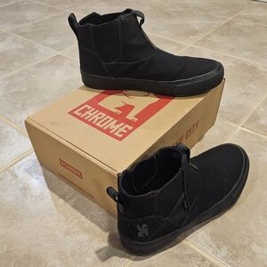 Chrome Industries Black Men's Boyer Boots Chelsea Size 10